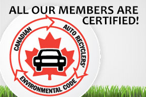 Canadian auto recyclers environmental code